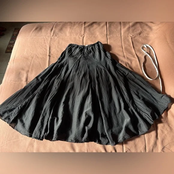 CP Shades Lily Cotton Silk Maxi Skirt - Picture 8 of 16